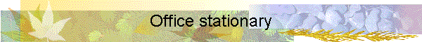 Office stationary